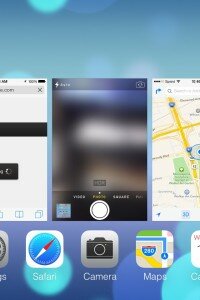 Camera preview of iOS7