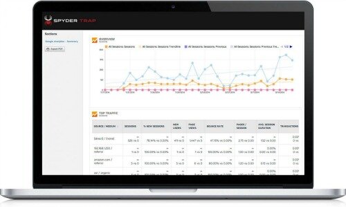 search engine marketing and digital strategy analytics dashboard