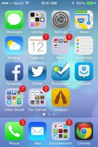 Icons preview of iOS7